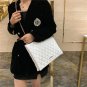 Shoulder Bag, Fashion Plaid, Pu Leather Crossbody Bags For Women - White