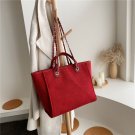 Tote Designer Shoulder Bag, Women's Luxury Bag - Red