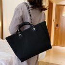 Tote Designer Shoulder Bag, Women's Luxury Bag - Black