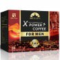 X Power Coffee for Men Ginseng Maca Relieve Stress Energy Sexual Desire 16's/box
