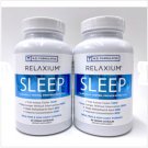2 x RELAXIUM All Natural Sleep Aid 120 caps MD Formulated - 2 MONTH SUPPLY - Relaxium