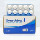 2 X 60's Neurobion Vitamin B1, B6, B12 Improves Nerve Health and Function