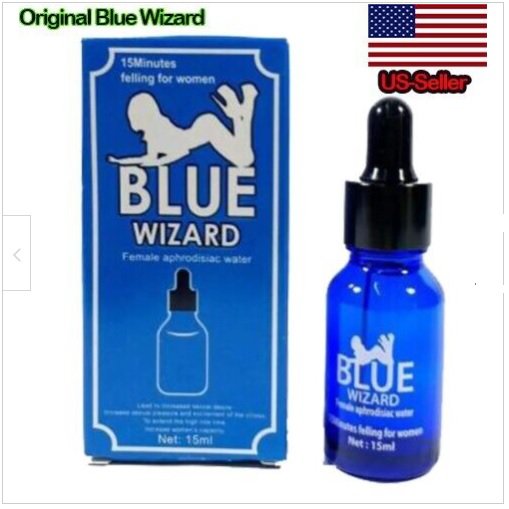 Original Blue Wizard Female Aphrodisiac Sex Liquid Drops for Women Enhancement
