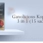 1 BOX GANO EXCEL GANOCAFE GANOLICIOUS 3 IN 1 GANODERMA LATTE COFFEE EXPRESS SHIP