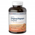 American Health Chewable Vegan Original Digestive Papaya Enzyme 600 Tablets