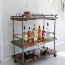 Industrial Custom Bar Cart