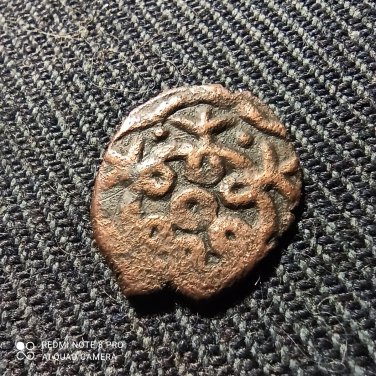 Pul "Flower rosette" - temp. Jani Beg Saray al-Jadida mint
