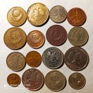 16 COINS the USSR\Russia, different years(2)