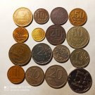 16 COINS the USSR\Russia, different years(6)