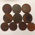 10 COINS Germany Empire Kaiser 5,10 pfenning 1875-1914