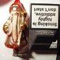 Rare Vintage Russian USSR Christmas New Year Ornament Glass Decoration Santa