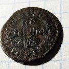 Russian copper coin polushka 1706 Peter THE GREAT