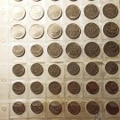 Wholesale lot collection of coins of France 1\2 fr & 1 fr 48pcs, different years, rare none