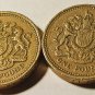 1983 British One Pound Elizabeth II Upside down Rare Mistake Coin