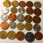 A nice mixed wholesale batch of 25 different coins around the world! excellent assortment!