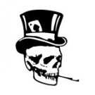 Skull Vinyl Auto Car Truck Window Decal Sticker #sku-006