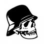 Nazi Soldier Skull Vinyl Auto Car Truck Window Decal Sticker #sku-020