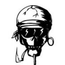 Smoking Skull Vinyl Window Decal Sticker #sku-021
