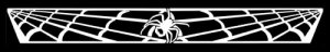 Spider & Web Windshield Decal #WD-001