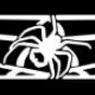 Spider & Web Windshield Decal #WD-001