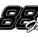 Dale Earnhardt Jr. New Number 88 Window Decal Sticker 88jr-001