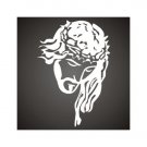 Christian Decals : Jesus with Crown of Thorns - Vinyl Graphic Sticker - jesus002