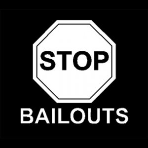 6" Anti Stop Bailouts Vinyl Decal Window Sticker