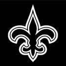 12" New Orleans Saints Flur De Lis Vinyl Decal Window Sticker for Who Dat Fans S-02