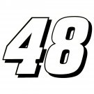 6" Jimmie Johnson 48 Window Decal Sticker 48jj-2c6