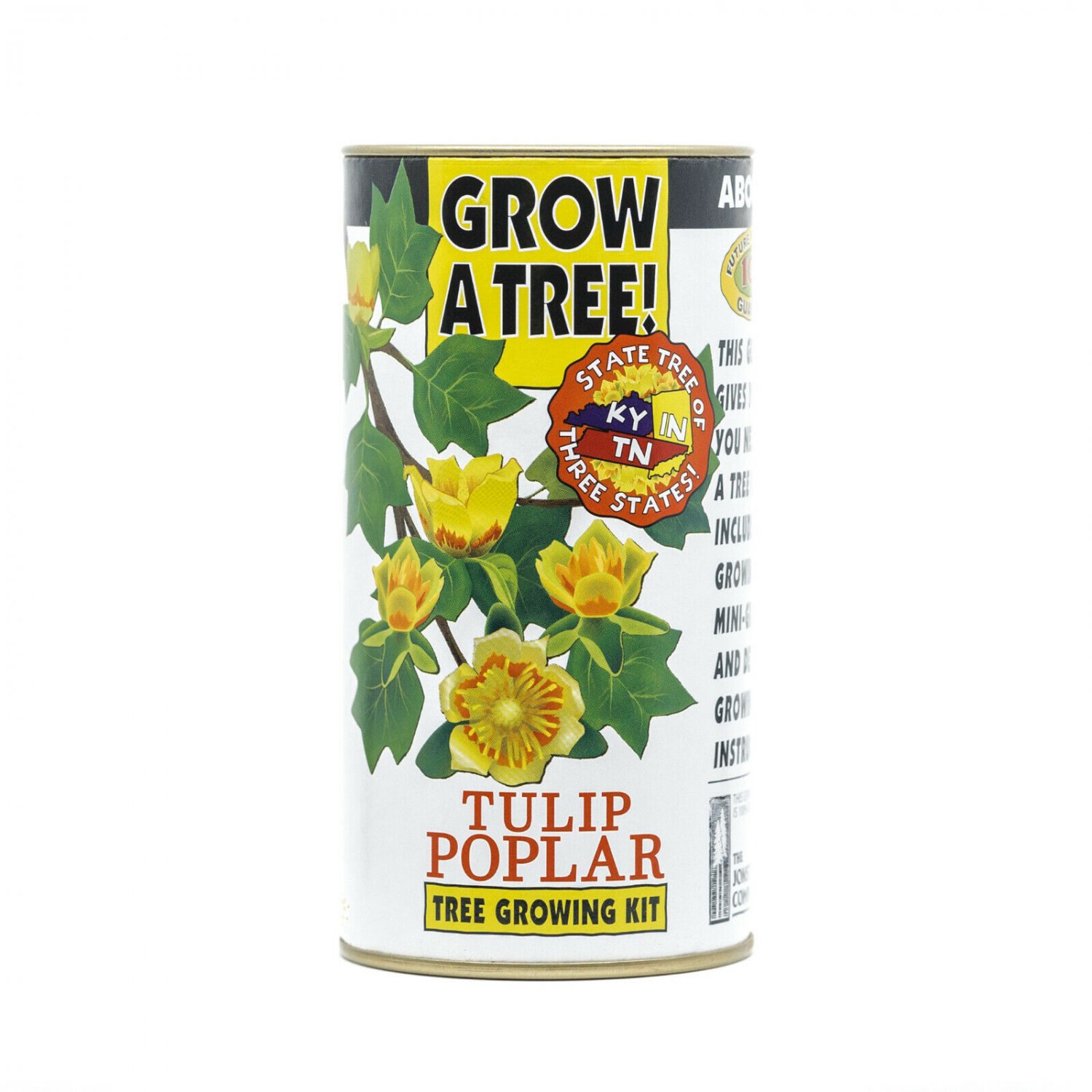 Tulip Poplar | White Design | Tree Seed Grow Kit | The Jonsteen Company