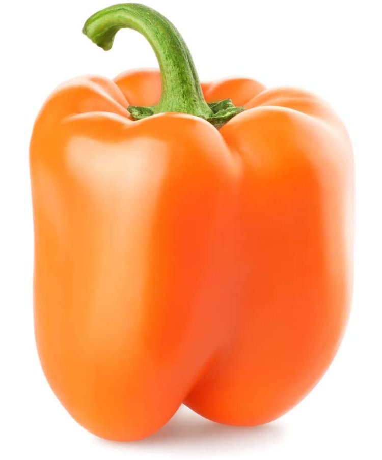 Pepper Sun Orange Sweet Bell Solar Capsicum Annuum Rounded Square Shape 20 Seeds