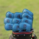 Golf Club Iron 3-9-PAS Head Cover Sea Blue Color Style