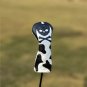 Golf Club Driver Fairway Wood Hybrid Head Cover Skeleton Skull Cartoon Black-White
