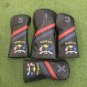 Golf Club Driver Fairway Wood Hybrid Head Cover Ryder Cup Trophy Style Black