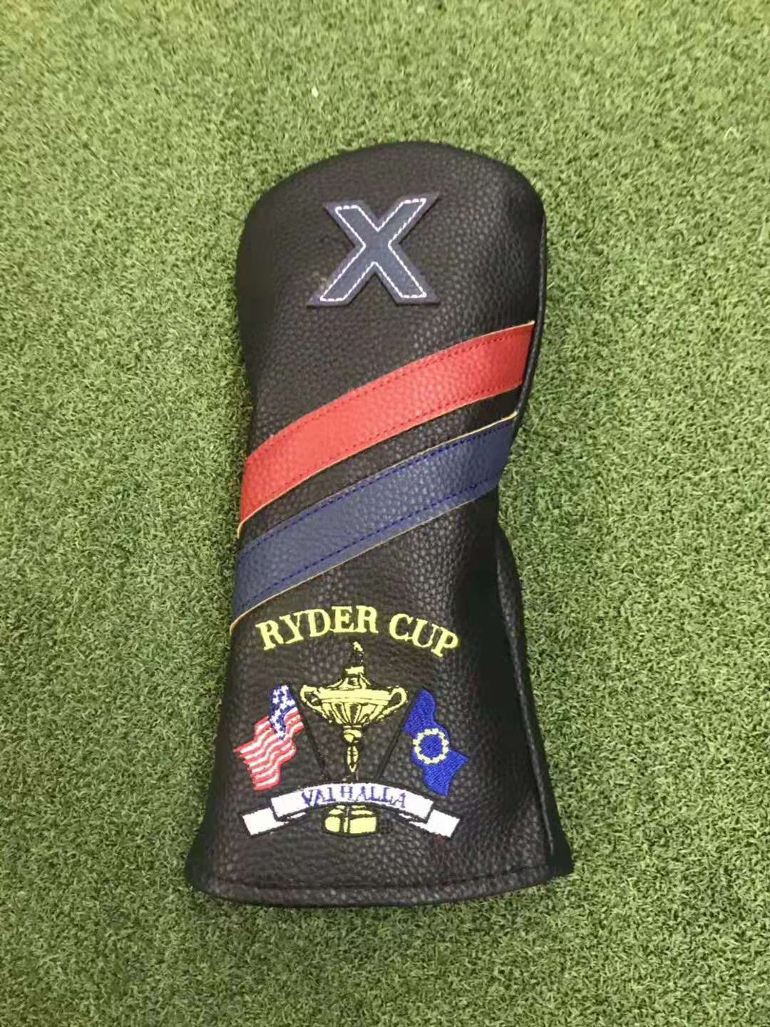 Golf Club Driver Fairway Wood Hybrid Head Cover Ryder Cup Trophy Style
