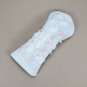 Golf Club Driver Fairway Wood Hybrid Head Cover White Fairy Rose Style