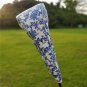 Golf Club Driver Fairway Wood Hybrid Head Cover Blue & White Porcelain