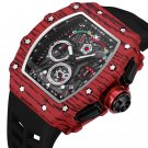 Big dial sport watch men chronograph quartz military mens watches RED YELLOW OR BLACK