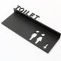 Bathroom Toilet Door Direction Sign 3D Sign  Wc Indication Si Men Women