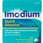Imodium Quick Dissolve Mint Flavor 20 Tablets  No lactose -From canada