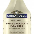 Ghirardelli Premium Sauce White Chocolate Flavored Rich Creamy 87.3Oz Bottle 1Pk