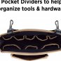 Prof .Comfort-Rig Tool Belt with Adjustable Suspenders (Detachable Pockets & 2 Power Tool Hooks)