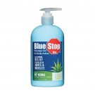 Blue Stop Max Massage Gel Body Aches Nourishes Skin Supports Joints Aloe 16 Oz