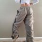 Side Stripe Cargo Pants y2k Pockets Baggy Sweatpants Vintage Fashion Streetwear Sporty Joggers