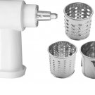 Vegetable Slicer/Shredder/Cheese Grater for KitchenAid Stand Mixer Attachment