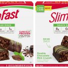 Slimfast Snack Bar Minis, Double Chocolate Mint Crunch, 8G of Protein  2 count