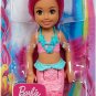 Collectible -Mattel - Barbie Dreamtopia: Chelsea Mermaid Doll with Pink Hair