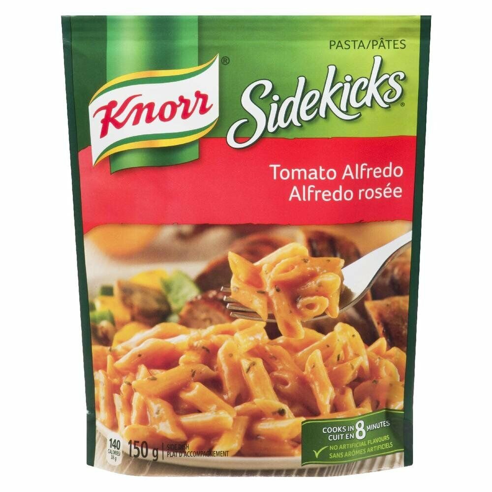 Knorr Sidekicks Tomato Alfredo Pasta Side Dish 150g Low sodium- From Canada