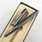 Metal Black gray Business office Rollerball Pen 0.5mm Nib silver Clip
