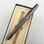 Metal Black gray Business office Rollerball Pen 0.5mm Nib silver Clip